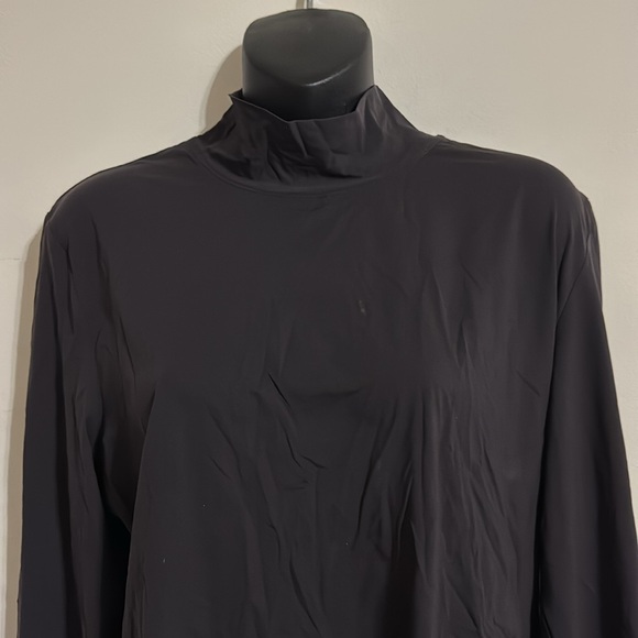 ST. JOHN turtleneck size XL color black/dark gray. Polyamide and spandex - Picture 2 of 3